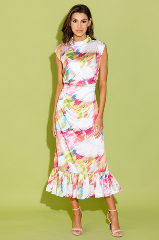 Estelle Dress in Cygnet