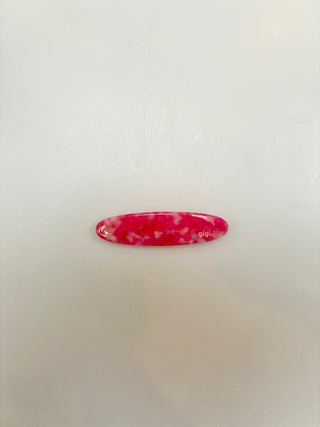 Oval Barrette – Kisses