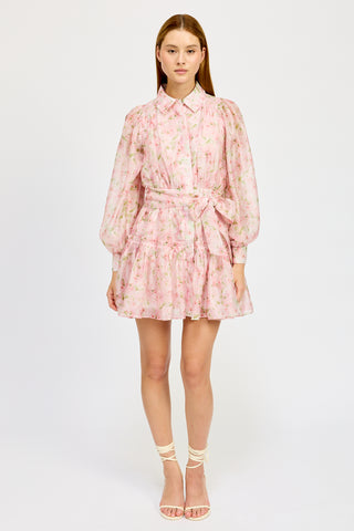 Liv Dress in Pink Floral