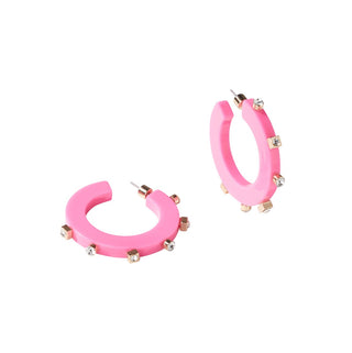 Large City Girl Jewel Hoop