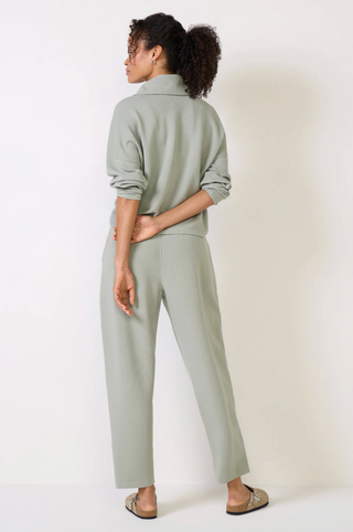 Spanx Airessentials® French Rib Wide Leg Pant in Light Sage