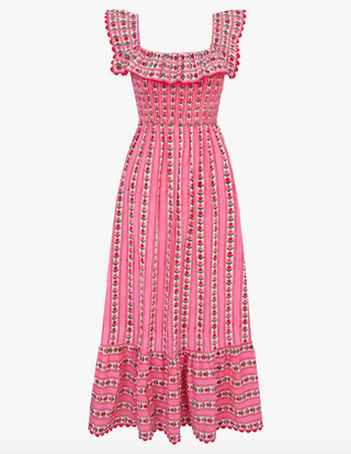 Carrie Dress in Alpine Rose