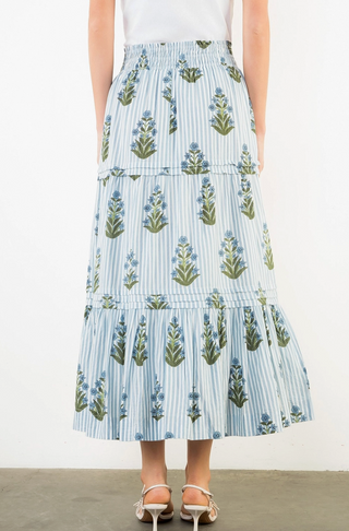 Charleston Wildflower Maxi Skirt