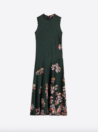 Florencia Dress in Multicolor Circles Print