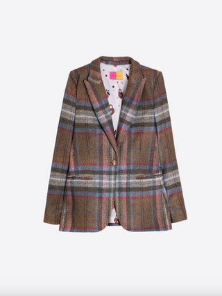 Heather Check Jacket in Sport Check Knit