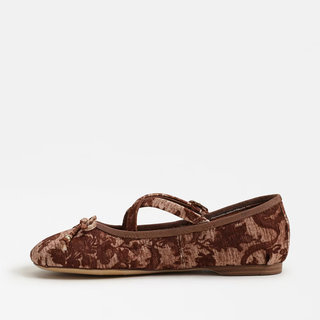 Zuri Strap Ballet Flat in Cogan Multi