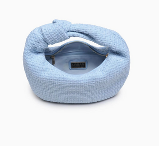 Tracy Clutch - Blue Tweed
