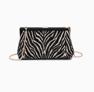 Samira Zebra Evening Bag