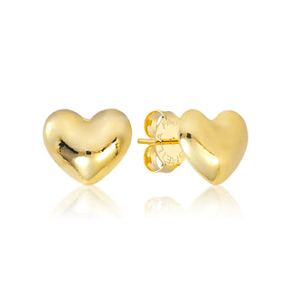 Petite Mercy Studs-Brushed Gold