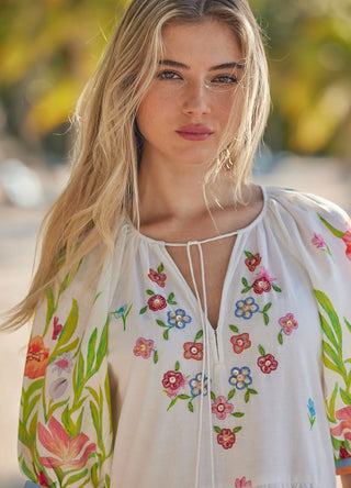 Garden Dress in White