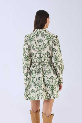 Neila Dress in Fern Green