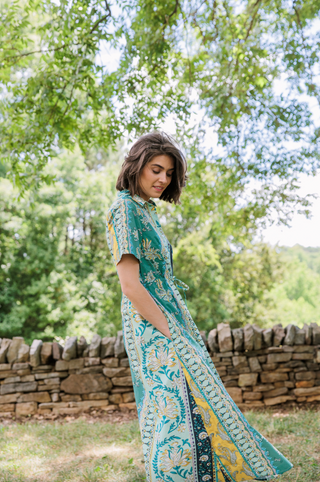 Sutton Dress in Paisley Ribbon
