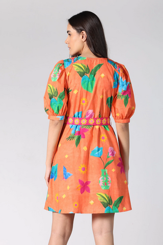 Skyla Dress in Garden Art