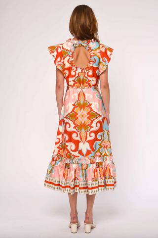 Ella Midi Dress in Rosetti Print