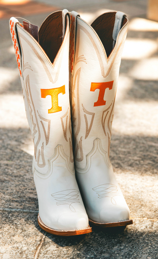 Carrie Boots in Tennessee Ivory