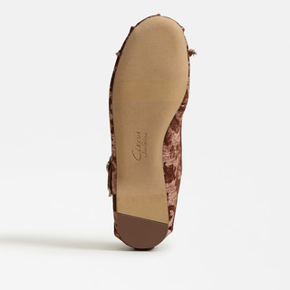 Zuri Strap Ballet Flat in Cogan Multi
