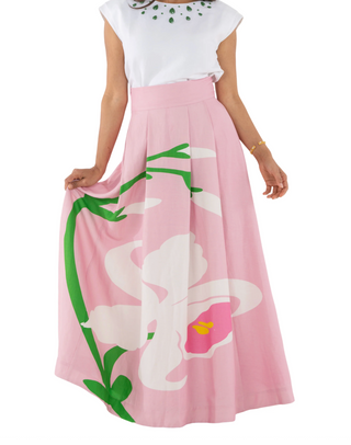 Milly Skirt in Blush Flora
