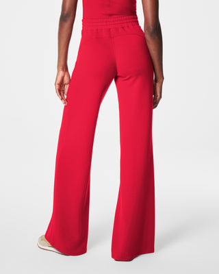 Air Essential Wide Leg Pant in Red