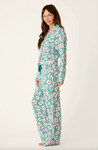 Mahjong Queen Dreams Mahjong Print Long PJ Set