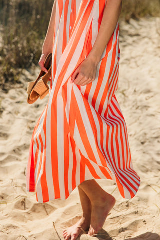 Gibbons Dress in Sunny Stripes