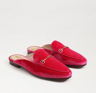 Linnie Bit Mule in Pink Topaz Velvet