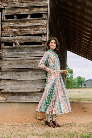 Classic Shirt Dress in Bramble