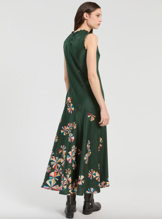 Florencia Dress in Multicolor Circles Print