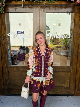 Mina Dress in Rustic Bloom
