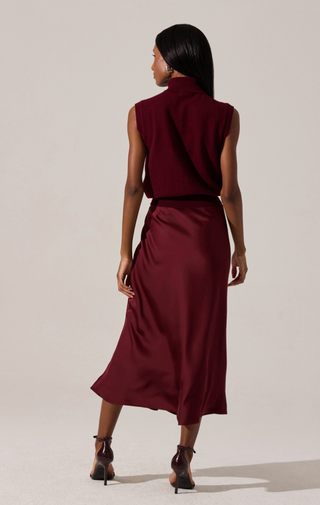 Windey Skirt in Wine