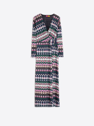 Amelia Dress in Geometric Sparkle