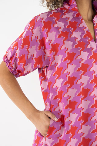 Poppy Maxi in Houndstooth