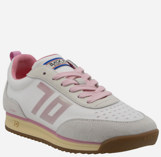 White and pink sneaker Back 70