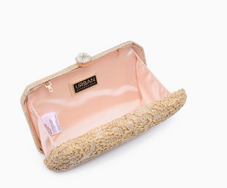 Carter Evening Bag - Natural