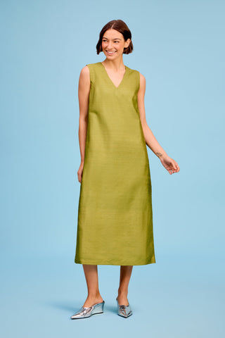 Column Dress in Fir