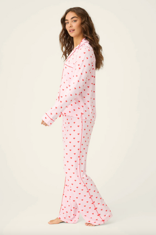 Wildest Dreams Heart Print 3-Piece PJ Set