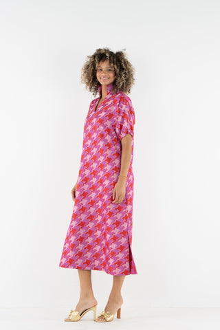 Poppy Maxi in Houndstooth