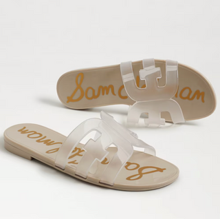 Bay Jelly Sandal in Clear Sand