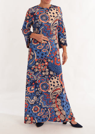 Cassandra Dress in Hemingway Sun River