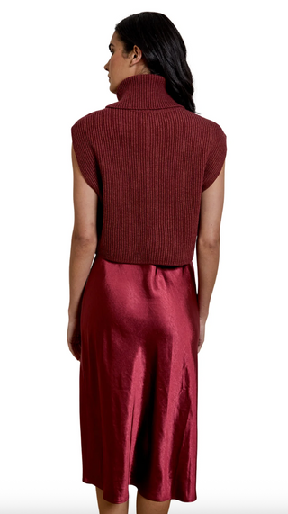 Jin Sweater Dress in Russet