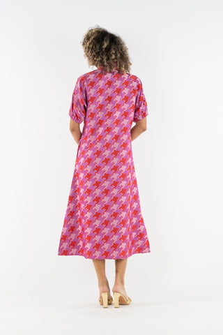 Poppy Maxi in Houndstooth