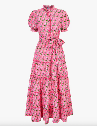 Matilda Dress in Bubblegum Zinnia