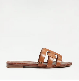 Bay Slide Sandal in Saddle Leather