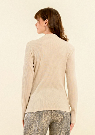 Knit Sweater in Beige