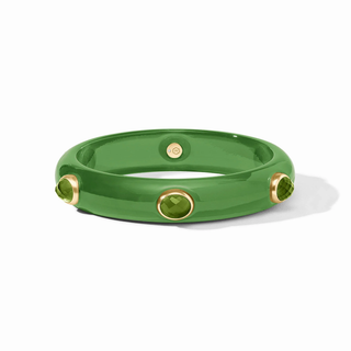 Carnaby Stone Bangle-Palmetto Green-M