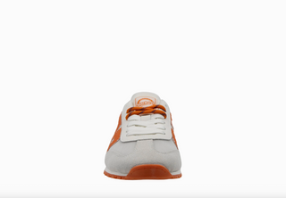 VENICE in WHITE ORANGE Backless Sneakers