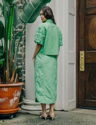 Nylah Skirt in Kiwi