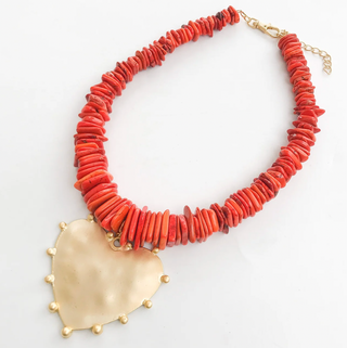 Fly Girl Necklace in Orange