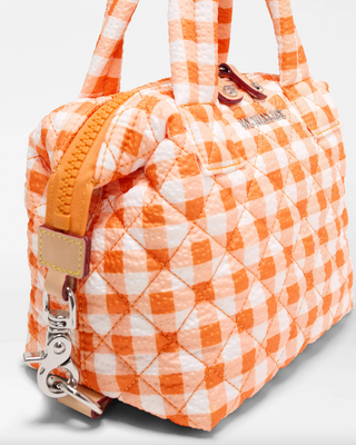 Micro Sutton in Sunset Orange Gingham