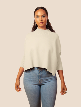 Aja Sweater in White