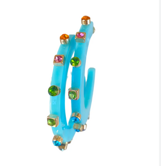 Large City Girl Jewel Hoop